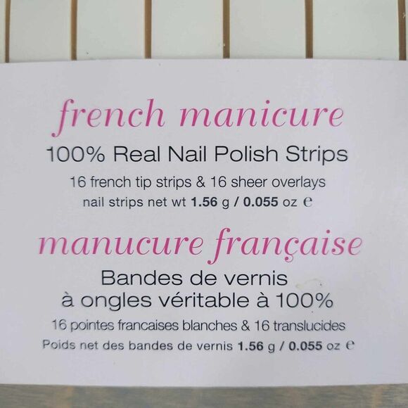 French Manicure color street 100% nail polish‎ strip - Picture 2 of 4